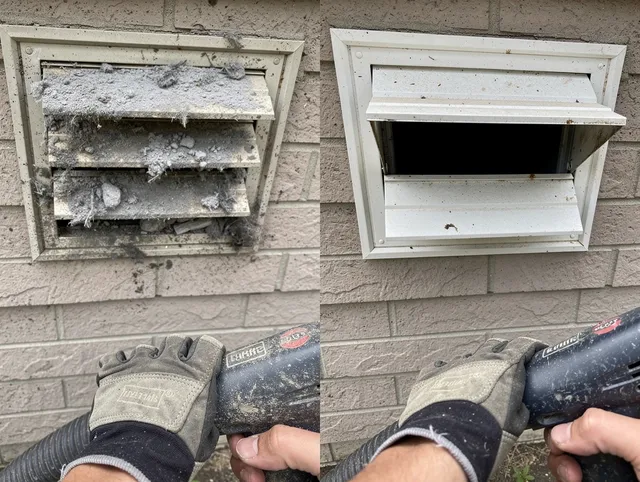 Professional dryer exhaust vent cleaning by Columbus Dryer Vent Cleaning in Columbus