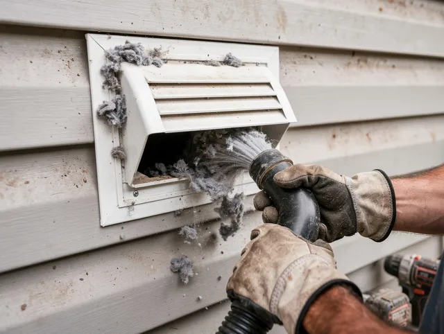 Professional dryer vent cleaning by Columbus Dryer Vent Cleaning in Columbus