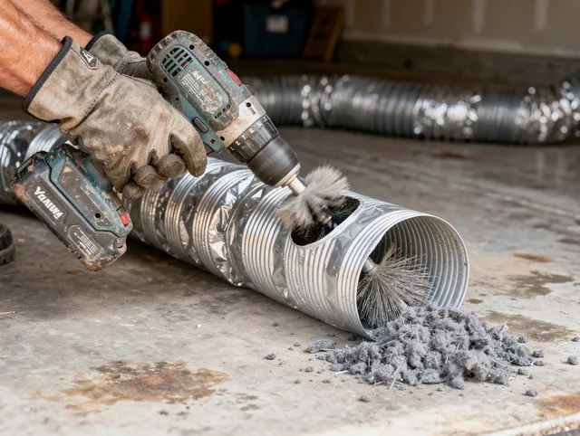 Professional duct cleaning by Columbus Dryer Vent Cleaning in Columbus