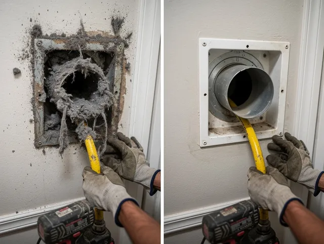 Expert gas dryer vent cleaning by Columbus Dryer Vent Cleaning in Columbus