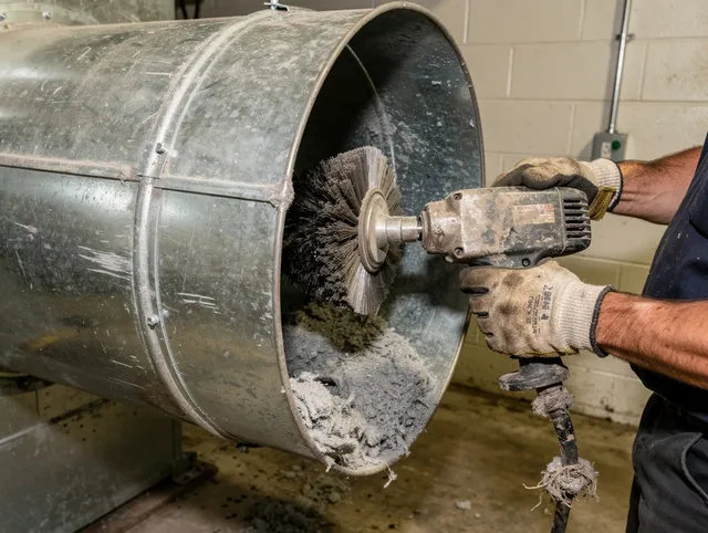 Industrial-grade dryer vent cleaning by Columbus Dryer Vent Cleaning in Columbus