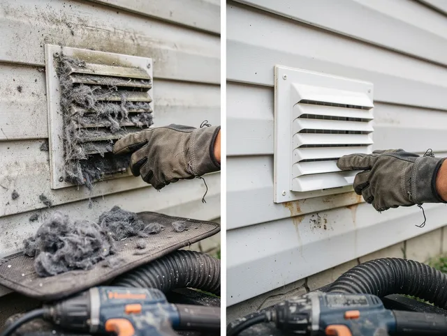 Residential dryer vent cleaning by Columbus Dryer Vent Cleaning in Columbus